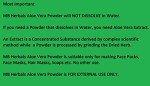 Aloe Vera Powder 8 oz | Natural Skin Care
