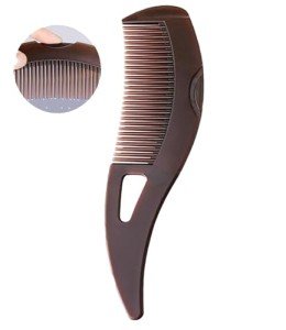 Brown Fine Tooth Dandruff & Lice Comb