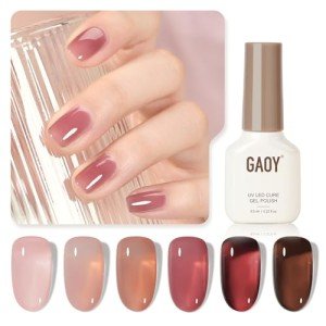 Rose Garden Nail Polish Set - 6 Sheer Colors
