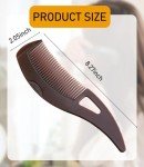 Brown Fine Tooth Dandruff & Lice Comb