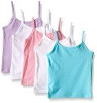 Hanes Girls' Toddler 5-Pack Cotton Camis 4-5T