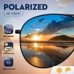 Polarized Aviator Sunglasses for Men and Women