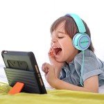 Kids Wired Headphones - Tangle-Free & Adjustable