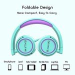 Kids Wired Headphones - Tangle-Free & Adjustable
