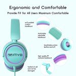 Kids Wired Headphones - Tangle-Free & Adjustable
