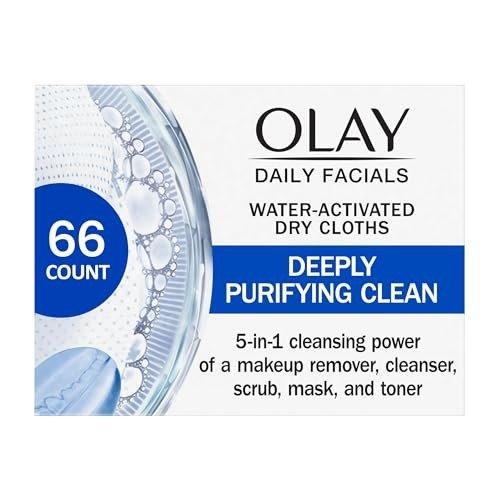 Olay 5-in-1 Cleansing Wipes, 66 Count