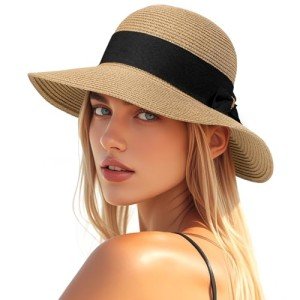 Women's Wide Brim Sun Hat - UPF 50+ Protection