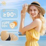 Women's Wide Brim Sun Hat - UPF 50+ Protection