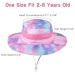 Colorful Kids Sun Hat with UV Protection 2-8 Years