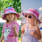 Colorful Kids Sun Hat with UV Protection 2-8 Years