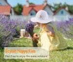 Adjustable Baby Girl Sun Hat with UPF 50+