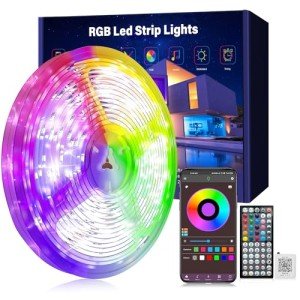 100ft Color Changing LED Strip Lights with Remote