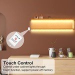 6-Pack Dimmable LED Under Cabinet Strip Lights