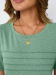 Trendy Summer Short Sleeve Women's T-Shirt – Light Green