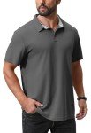 Men's Short Sleeve Dry Fit Golf Polo Shirt