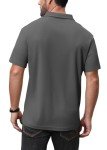 Men's Short Sleeve Dry Fit Golf Polo Shirt