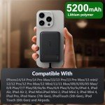 Mini Portable Magnetic Charger Power Bank for iPhone