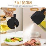 Olive Oil Sprayer 2-in-1 Glass Dispenser