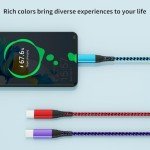 USB C Cable 3-Pack, 6FT Fast Charging