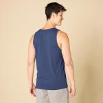 Men's Regular-Fit Tank Top in Blue Heather