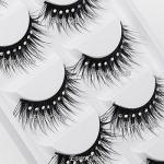 5 Pairs of Thick Shimmer False Eyelashes
