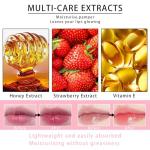 Bee Lip Balm Set: Honey & Strawberry