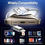 10FT Nylon Braided iPhone Charger Cord - 3 Pack