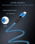 2-Pack 10ft Braided iPhone Lightning Cables