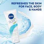 NIVEA Soft Moisturizing Cream, 3-Pack, 2.6 Oz
