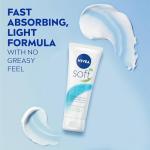 NIVEA Soft Moisturizing Cream, 3-Pack, 2.6 Oz