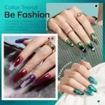 Cat Eye Glitter Nail Polish Set - 6 Colors