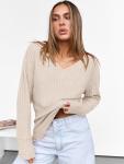 Women’s V-Neck Long Sleeve Casual Fall Top
