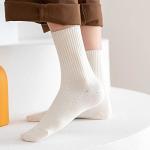 Cute Crew Socks for Women - Neutral Cotton