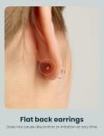 6 Pairs Hypoallergenic Cubic Zirconia Stud Earrings