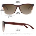 Retro Polarized Sunglasses for Men and Women