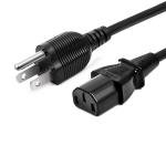 10ft UL Listed Power Cord for TVs and PCs