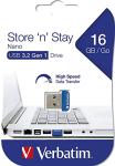 16GB Verbatim Nano USB Flash Drive - Blue