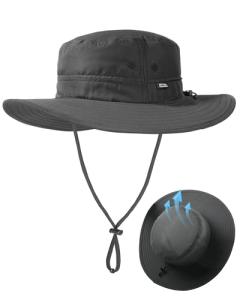 Packable Wide Brim UV Protection Bucket Hat