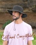 Packable Wide Brim UV Protection Bucket Hat