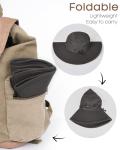Packable Wide Brim UV Protection Bucket Hat