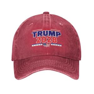 2028 President Trucker Cap - Red Design