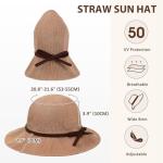 Women's Foldable Sun Hat with UV Protection