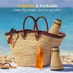 Foldable Sun Hat for Women - Wide Brim Visor