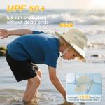 Kids Sun Hat UPF 50+ Quick Dry Beige
