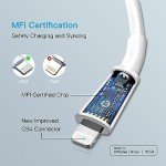 3-Pack 6FT MFi Certified Lightning Charger Cables