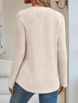 Womens Long Sleeve Fall Tunic Sweater Top