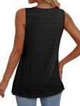 Black Cowboy Chic Women’s Summer Tank Top