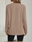 Trendy Oversized Long Sleeve Tee for Women
