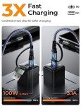 10FT USB-C to USB-C Charging Cable 100W