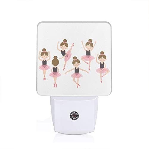 Cute Ballerina LED Night Light with Sensor